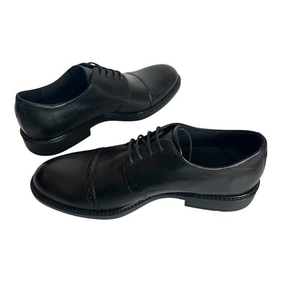 Ecco Vitrus III Cap Toe Oxford Black Leather Shoes Men Size 42 EU main image 12